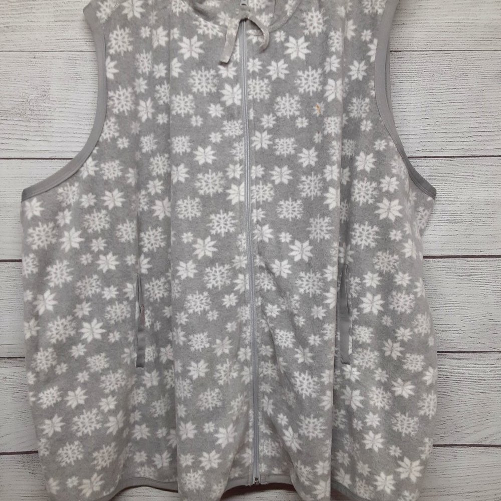 Woman Within Sleeveless Fleece Vest 5X